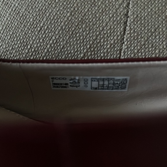 Ecco Shape 45 Leather Wedge Pumps Size 40 - Picture 5 of 6